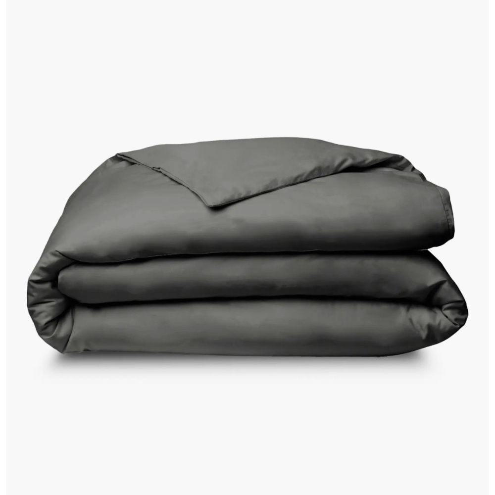 NWOT SIJO 400 Thread Count CrispCool Organic Cotton Percale King Duvet Cover